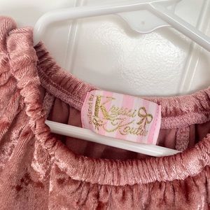 Laced and Velvet Top